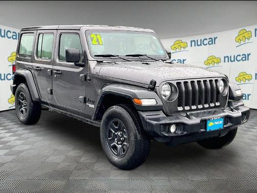 Gray 2021 Jeep Wrangler Unlimited Sport