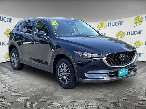 Deep Crystal Blue Mica 2021 Mazda CX-5 Touring