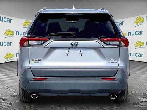 Silver 2023 Toyota RAV4 Hybrid XLE