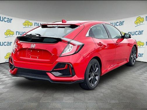 Red 2020 Honda Civic EX-L