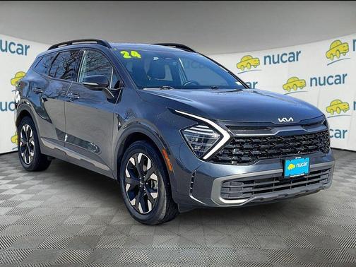 Gray 2024 Kia Sportage X-Line