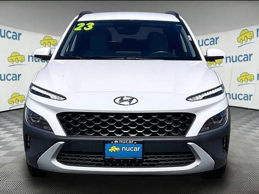 White 2023 Hyundai KONA SEL