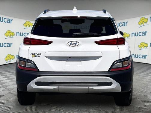 White 2023 Hyundai KONA SEL