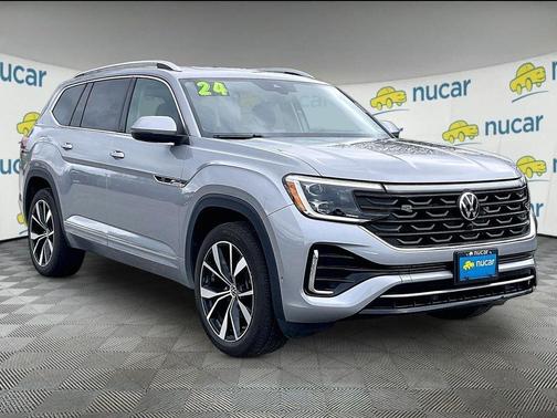 Silver Bird Metallic 2024 Volkswagen Atlas 2.0T SEL Premium R-Line
