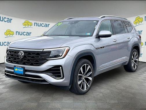 Silver Bird Metallic 2024 Volkswagen Atlas 2.0T SEL Premium R-Line