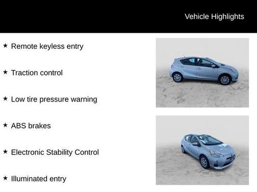 2014 Toyota Prius c Two