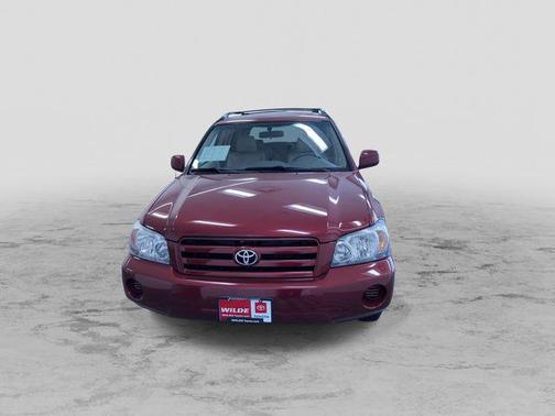 Red 2006 Toyota Highlander Base