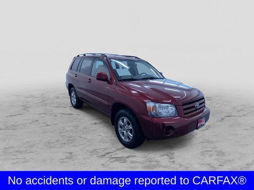 Red 2006 Toyota Highlander Base
