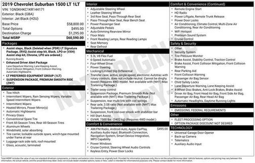 2019 Chevrolet Suburban LT