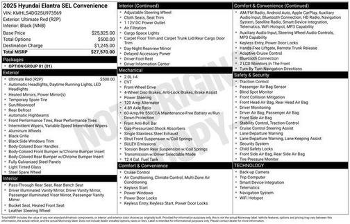 2025 Hyundai ELANTRA SEL