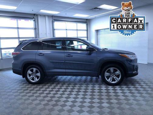 Shoreline Blue Pearl 2016 Toyota Highlander Limited Platinum