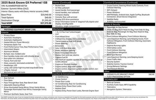 2025 Buick Encore GX Preferred