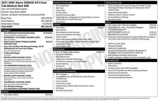 2021 GMC Sierra 2500 AT4