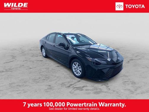 Midnight Black Metallic 2026 Toyota Camry LE