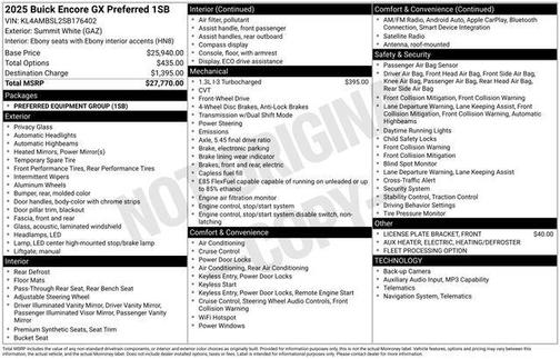 2025 Buick Encore GX Preferred