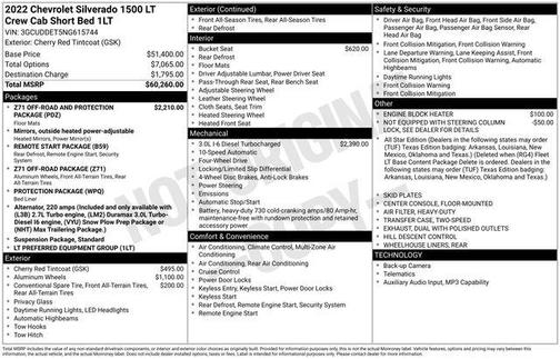 2022 Chevrolet Silverado 1500 LT