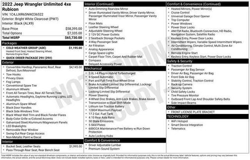 2022 Jeep Wrangler Unlimited 4xe Rubicon