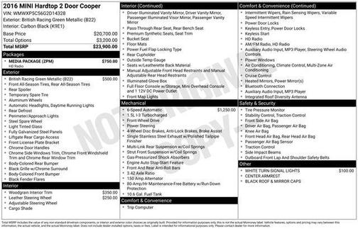 2016 MINI Hardtop Cooper