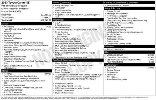2023 Toyota Camry SE