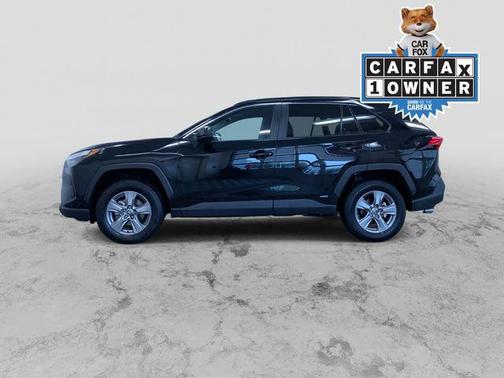 Midnight Black Metallic 2025 Toyota RAV4 Hybrid SE