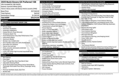 2025 Buick Encore GX Preferred