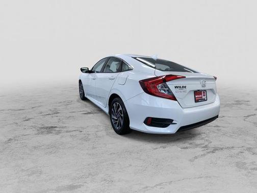 White 2017 Honda Civic EX
