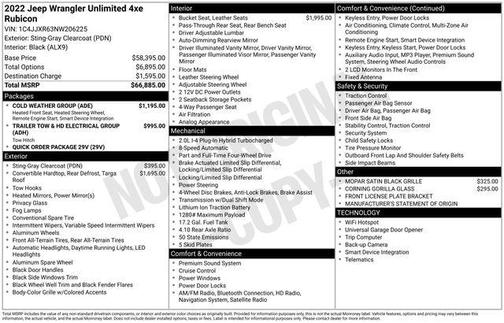 2022 Jeep Wrangler Unlimited 4xe Rubicon