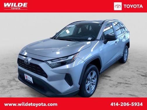 Silver Sky Metallic 2025 Toyota RAV4 Hybrid SE
