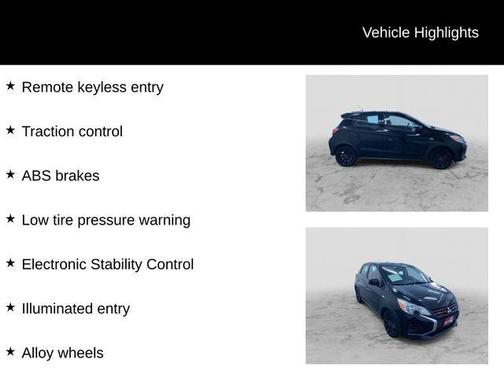 2024 Mitsubishi Mirage Black Edition