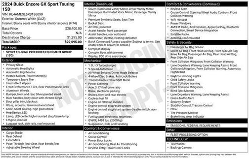 2024 Buick Encore GX Sport Touring