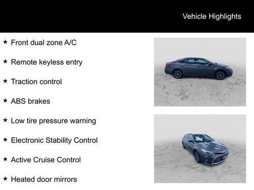 2018 Toyota Avalon XLE