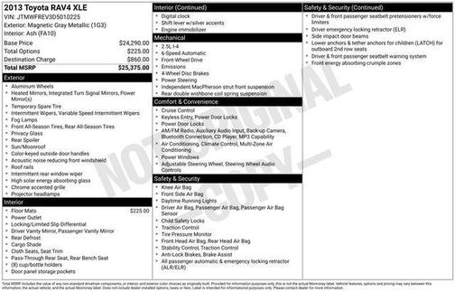 Magnetic Gray Metallic 2013 Toyota RAV4 XLE