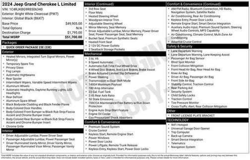 2024 Jeep Grand Cherokee L Limited