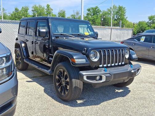 Black Clearcoat 2023 Jeep Wrangler 4xe Sahara