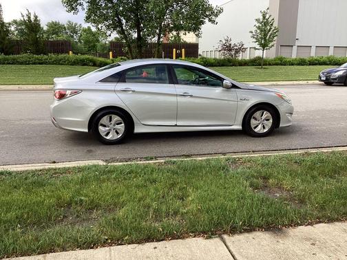Starlight Silver 2015 Hyundai SONATA Hybrid Base