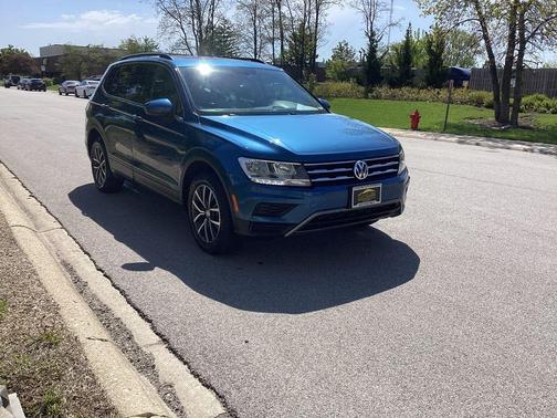 Silk Blue Metallic 2019 Volkswagen Tiguan 2.0T SE