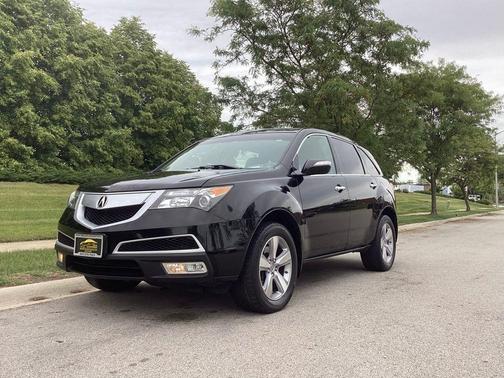 Crystal Black Pearl 2012 Acura MDX 3.7L
