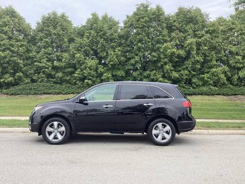 Crystal Black Pearl 2012 Acura MDX 3.7L