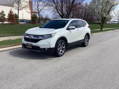White Diamond Pearl 2017 Honda CR-V EX-L