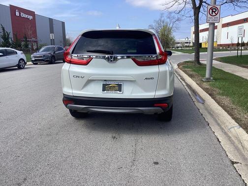 White Diamond Pearl 2017 Honda CR-V EX-L