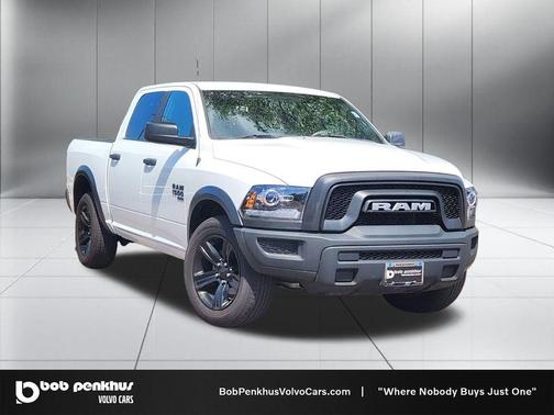 Bright White Clearcoat 2024 RAM 1500 Classic Warlock Crew Cab 4x4 5'7' Box
