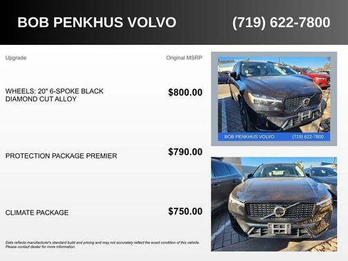 2025 Volvo XC60 Plug-In Hybrid Plus, T8 AWD Electric/Gasoline, Dark