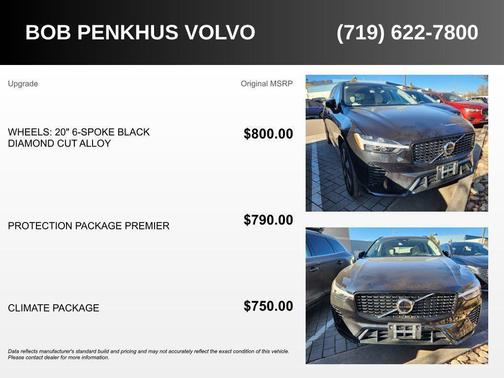 2025 Volvo XC60 Plug-In Hybrid Plus, T8 AWD Electric/Gasoline, Dark