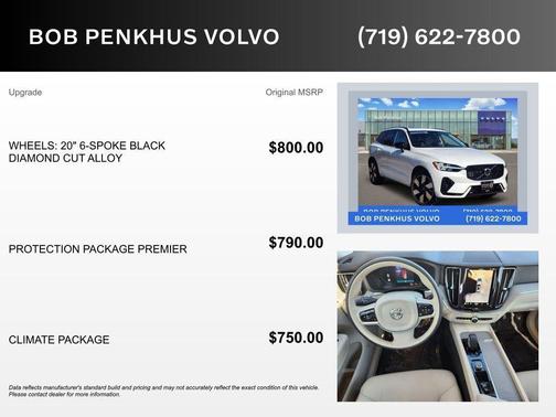 2025 Volvo XC60 Plug-In Hybrid Plus, T8 AWD Electric/Gasoline, Dark