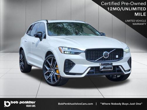 White 2024 Volvo XC60 Recharge Plug-In Hybrid T8 Polestar
