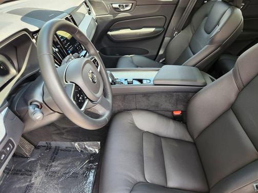 Gray Metallic 2025 Volvo XC60 Plug-In Hybrid Plus, T8 AWD Electric/Gasoline, Dark