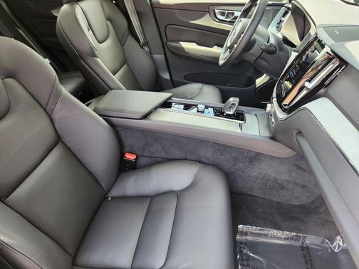 Gray Metallic 2025 Volvo XC60 Plug-In Hybrid Plus, T8 AWD Electric/Gasoline, Dark