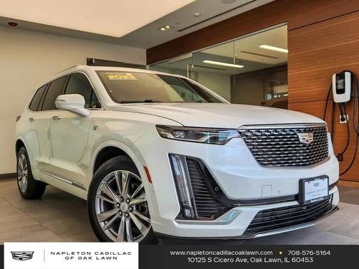 Crystal White Tricoat 2023 Cadillac XT6 Premium Luxury AWD