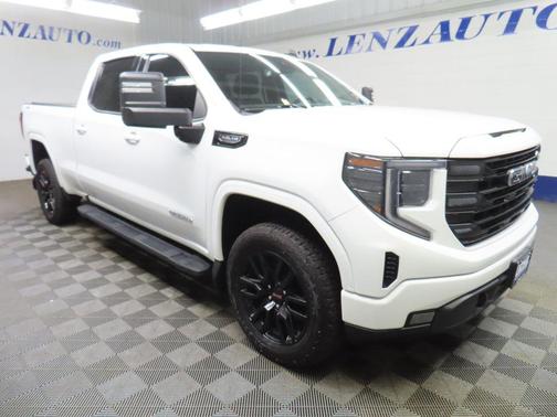 Summit White 2023 GMC Sierra 1500 Elevation