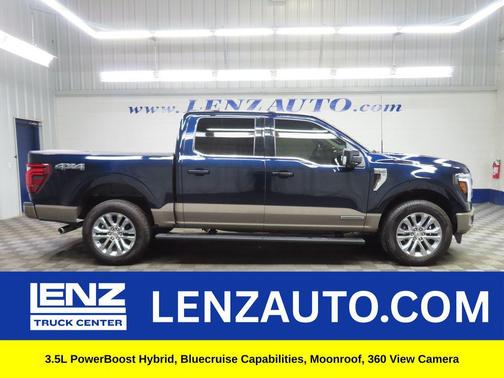 Antimatter Blue Metallic 2025 Ford F-150 King Ranch